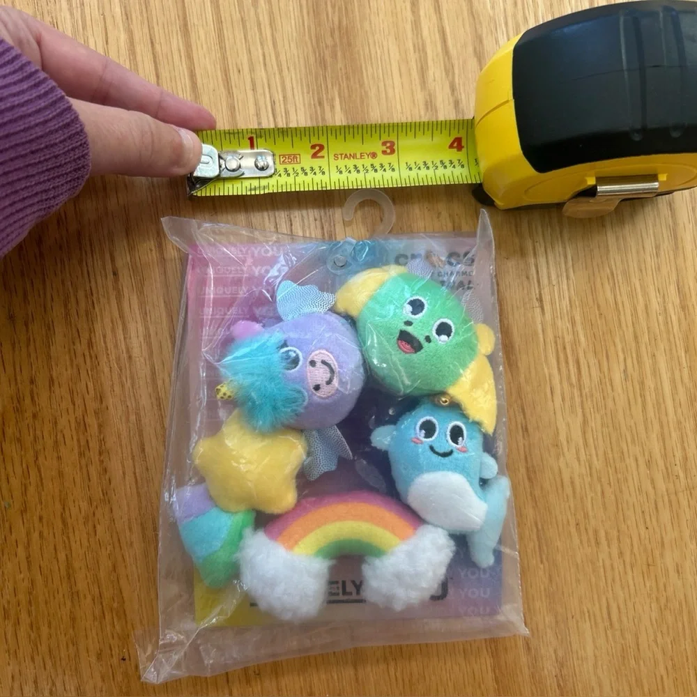 NEW Crocs Jibbitz Magical Plush Friends Charms 5 Pack Unicorn Narwhal Dragon